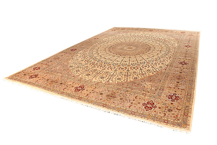 Blanched Almond Gombud 11' 10 x 17' 9 - No. 65868 - ALRUG Rug Store