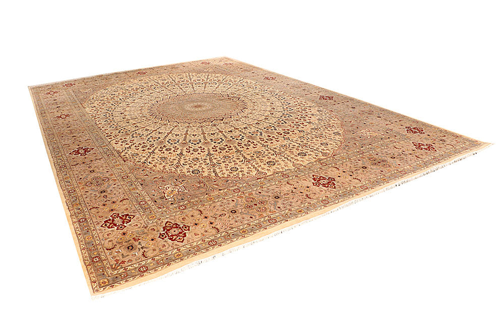 Blanched Almond Gombud 11' 10 x 17' 9 - No. 65868 - ALRUG Rug Store