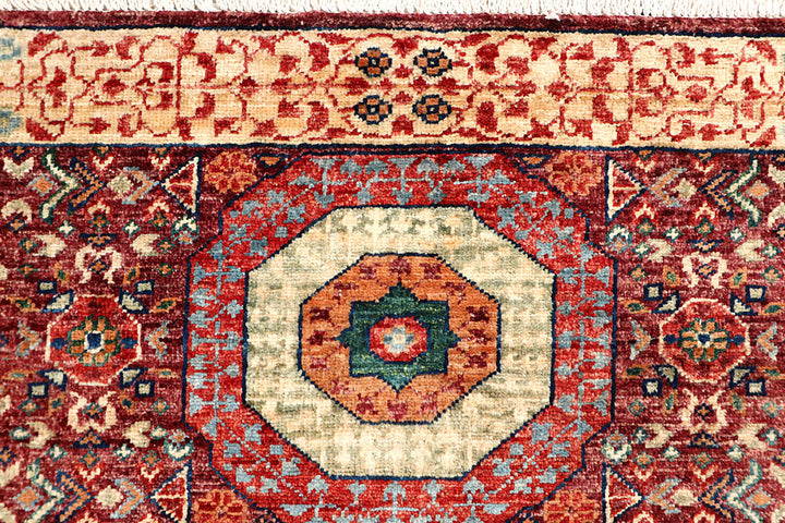 Multi Colored Mamluk 3' 4 x 4' 11 - No. 65880 - ALRUG Rug Store