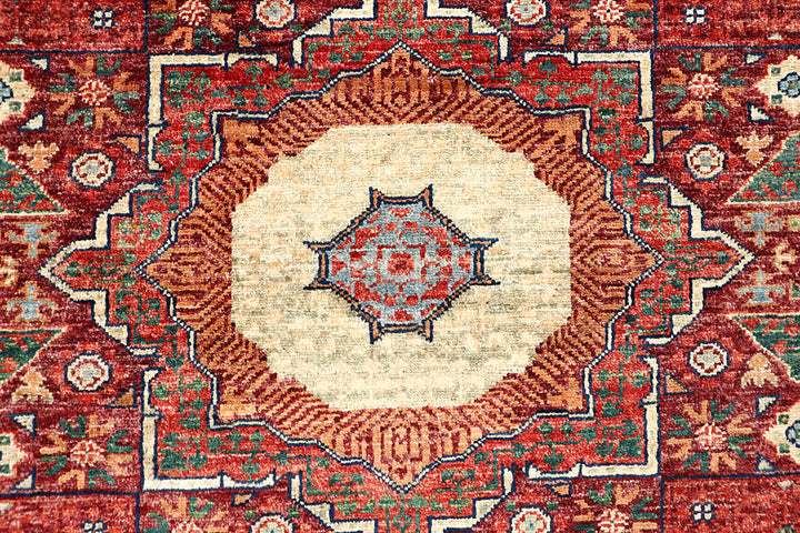 Multi Colored Mamluk 3' 4 x 4' 11 - No. 65880 - ALRUG Rug Store