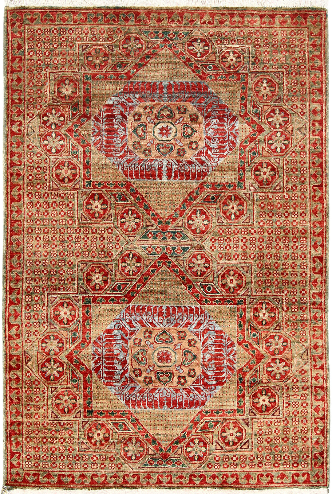 Multi Colored Mamluk 3' 3 x 4' 11 - No. 65881 - ALRUG Rug Store