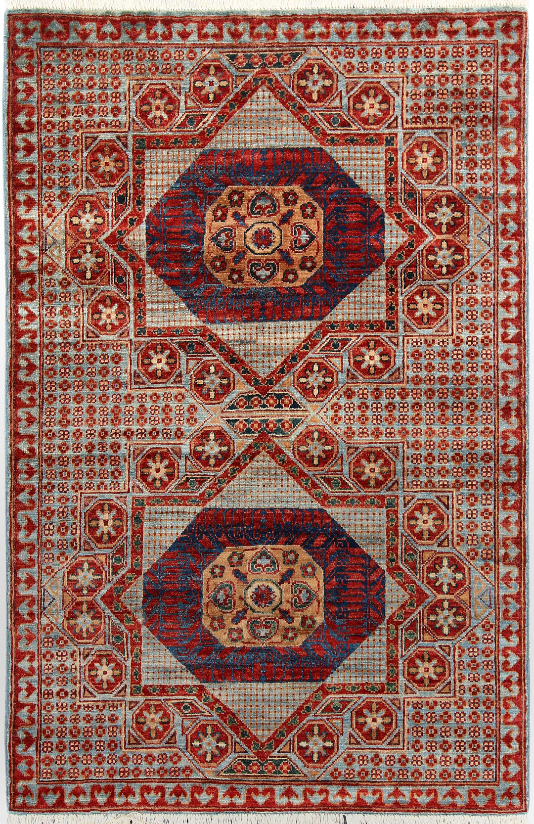 Multi Colored Mamluk 3' 3 x 5' - No. 65882 - ALRUG Rug Store