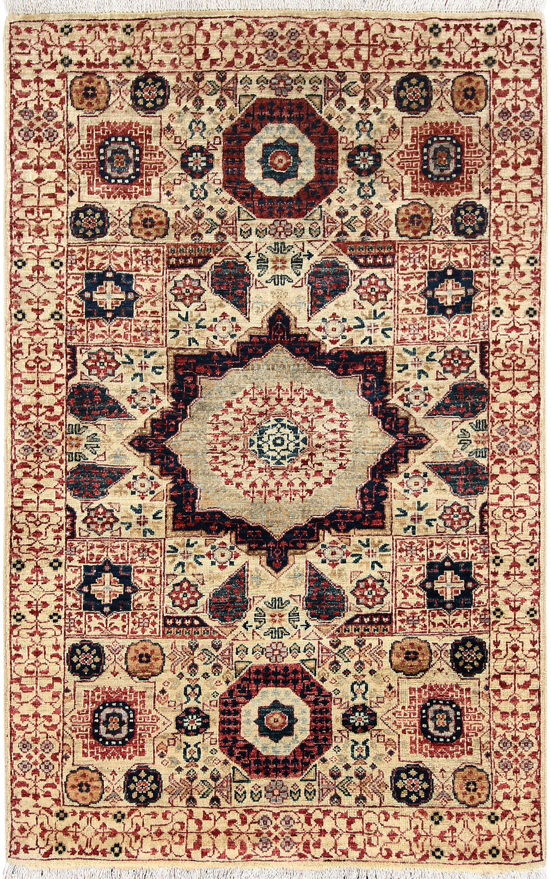 Blanched Almond Mamluk 3' 2 x 5' - No. 65883 - ALRUG Rug Store