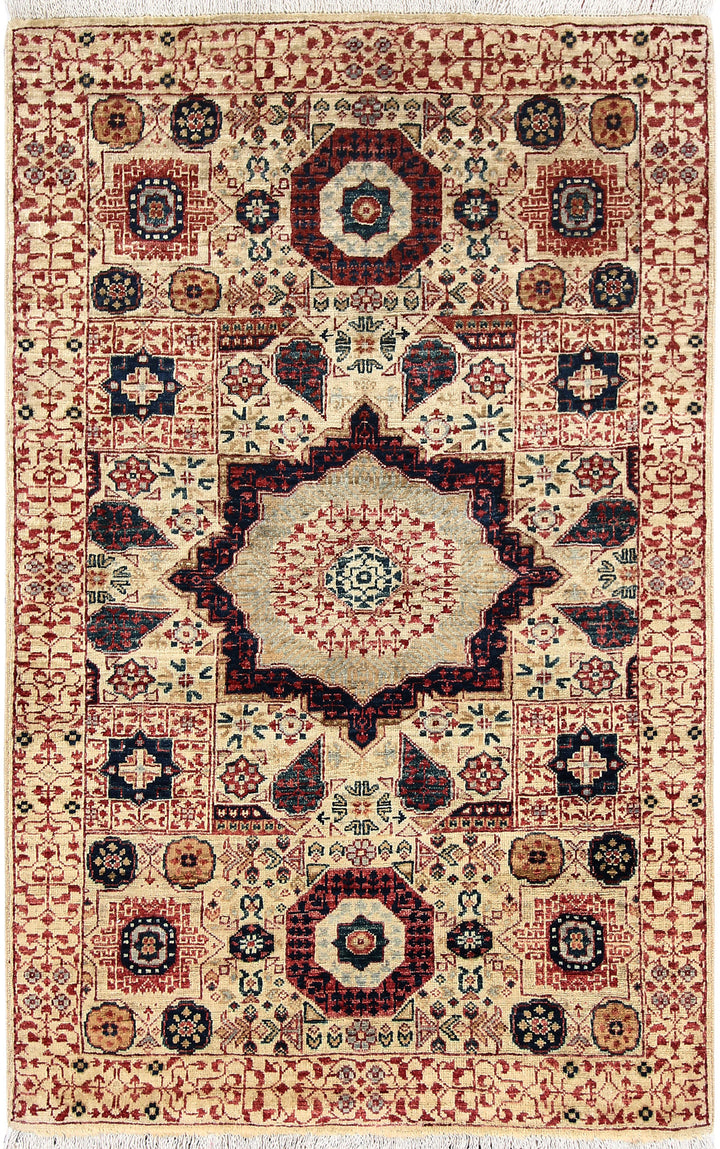 Blanched Almond Mamluk 3' 2 x 5' - No. 65883 - ALRUG Rug Store