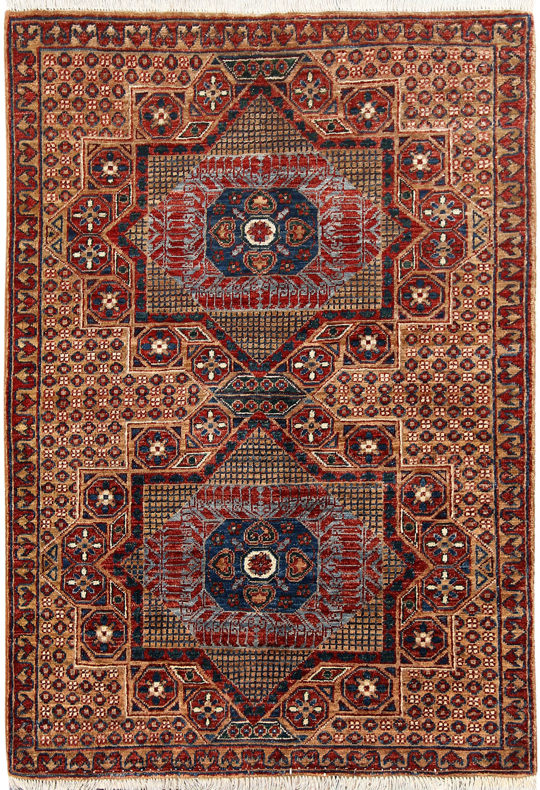 Multi Colored Mamluk 3' 2 x 4' 10 - No. 65884 - ALRUG Rug Store