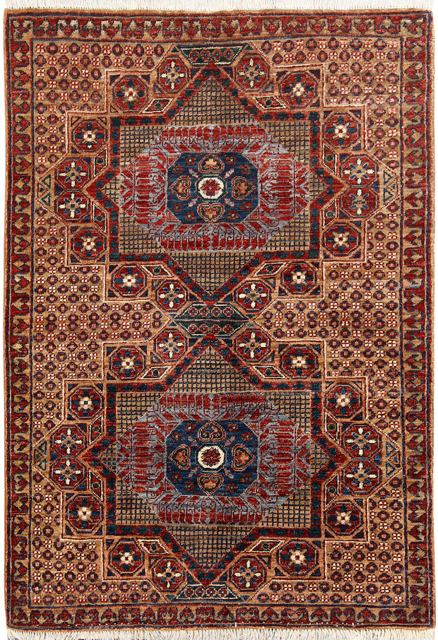 Multi Colored Mamluk 3' 2 x 4' 10 - No. 65884 - ALRUG Rug Store