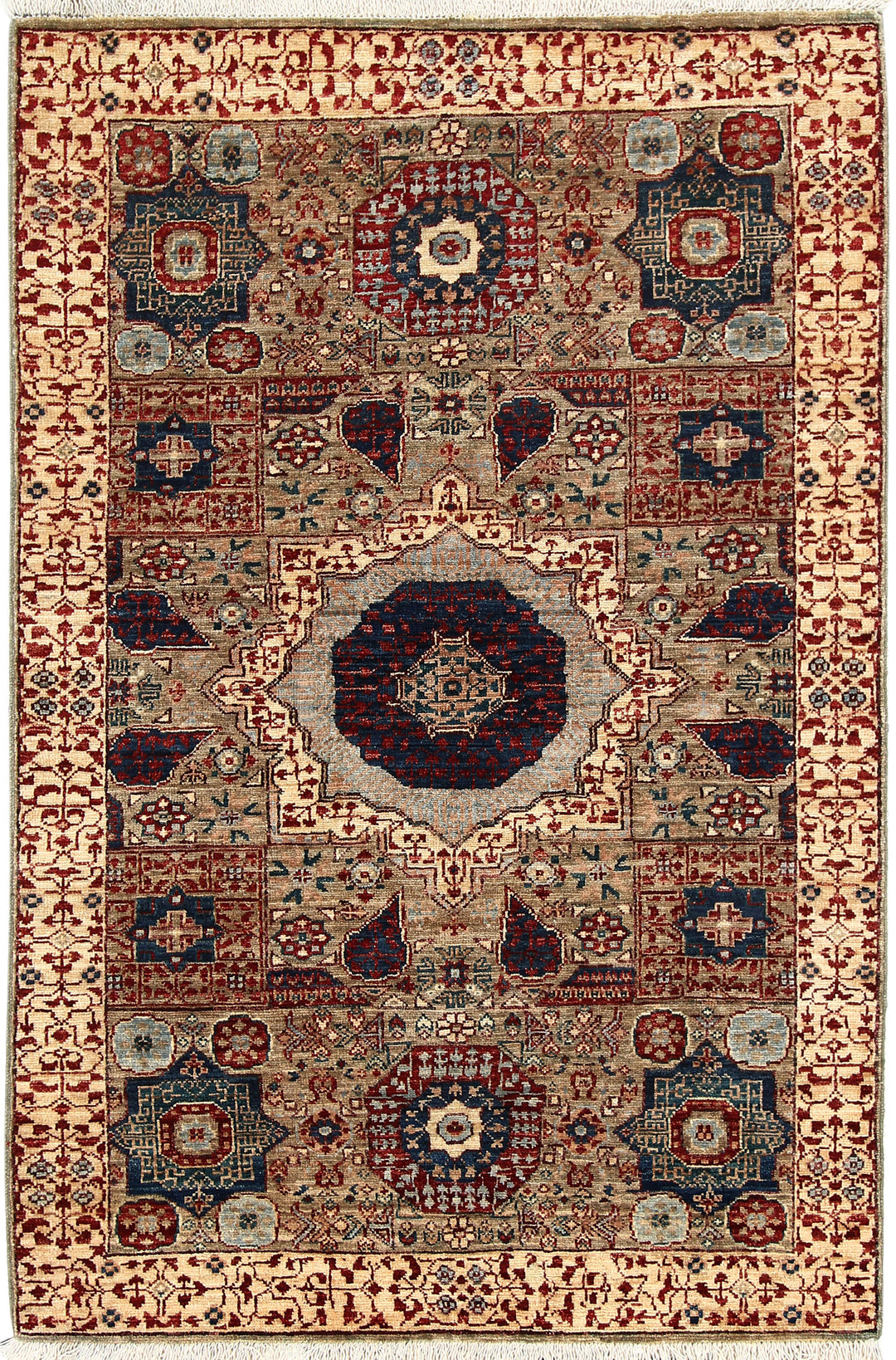 Saddle Brown Mamluk 3' 3 x 5' - No. 65887 - ALRUG Rug Store