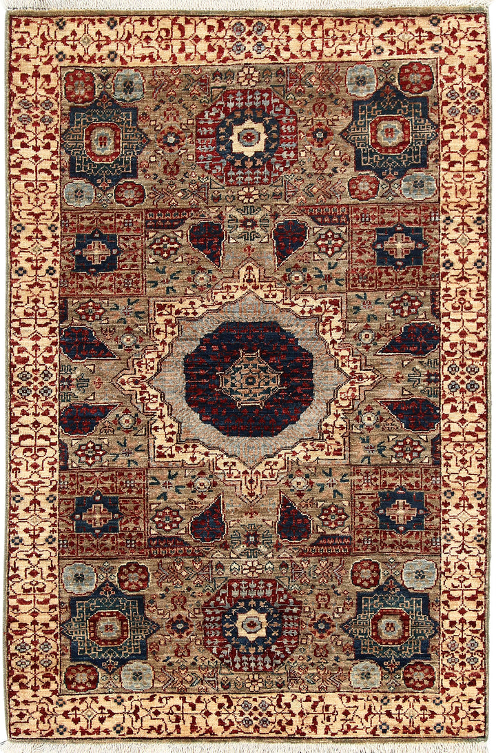Saddle Brown Mamluk 3' 3 x 5' - No. 65887 - ALRUG Rug Store