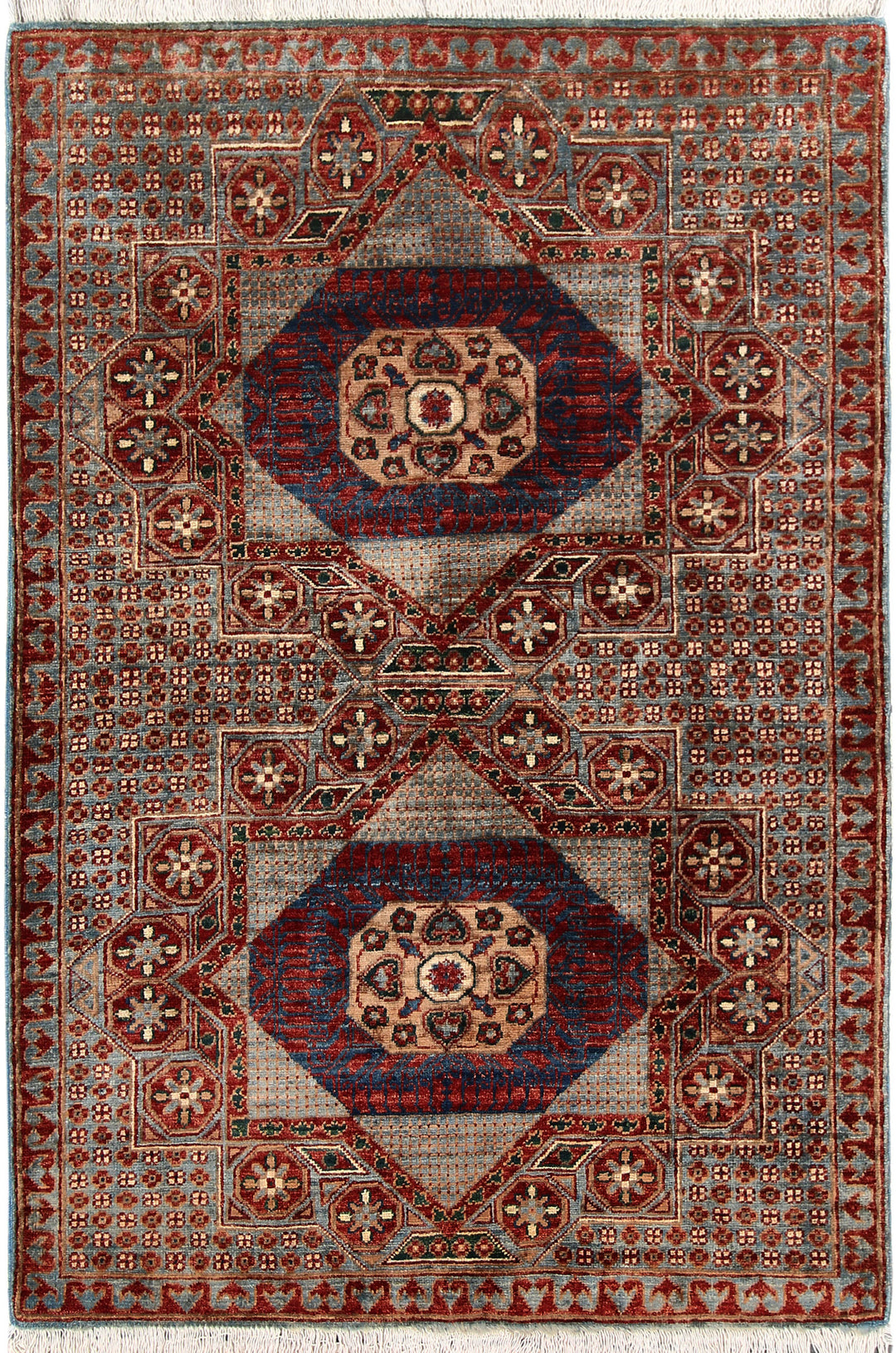 Grey Mamluk 3' 4 x 4' 11 - No. 65888 - ALRUG Rug Store
