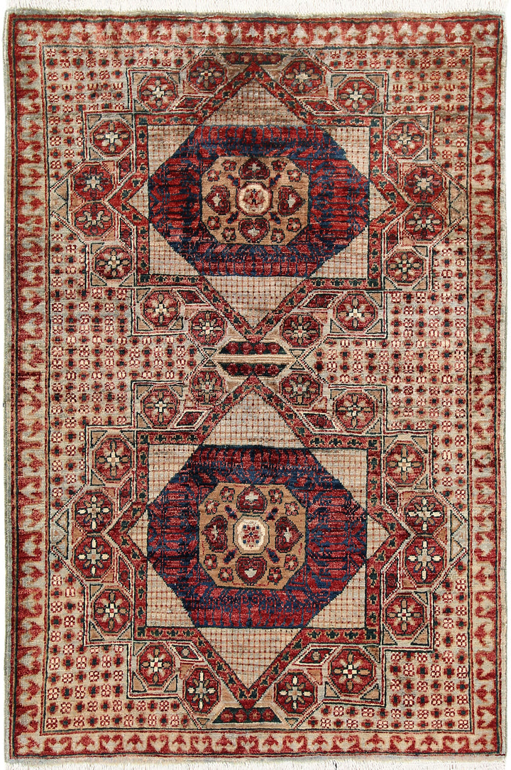 Multi Colored Mamluk 3' 3 x 4' 11 - No. 65889 - ALRUG Rug Store