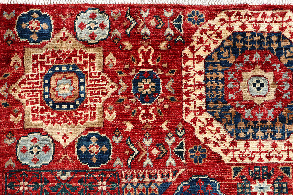 Firebrick Mamluk 3' 4 x 4' 10 - No. 65891 - ALRUG Rug Store