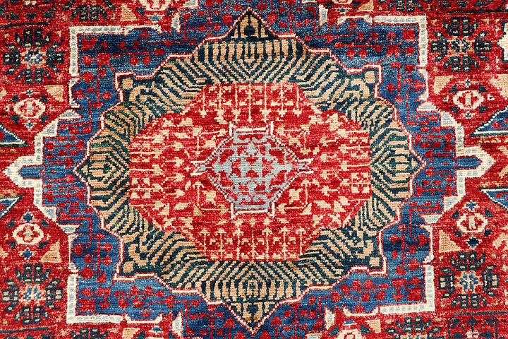 Firebrick Mamluk 3' 4 x 4' 10 - No. 65891 - ALRUG Rug Store
