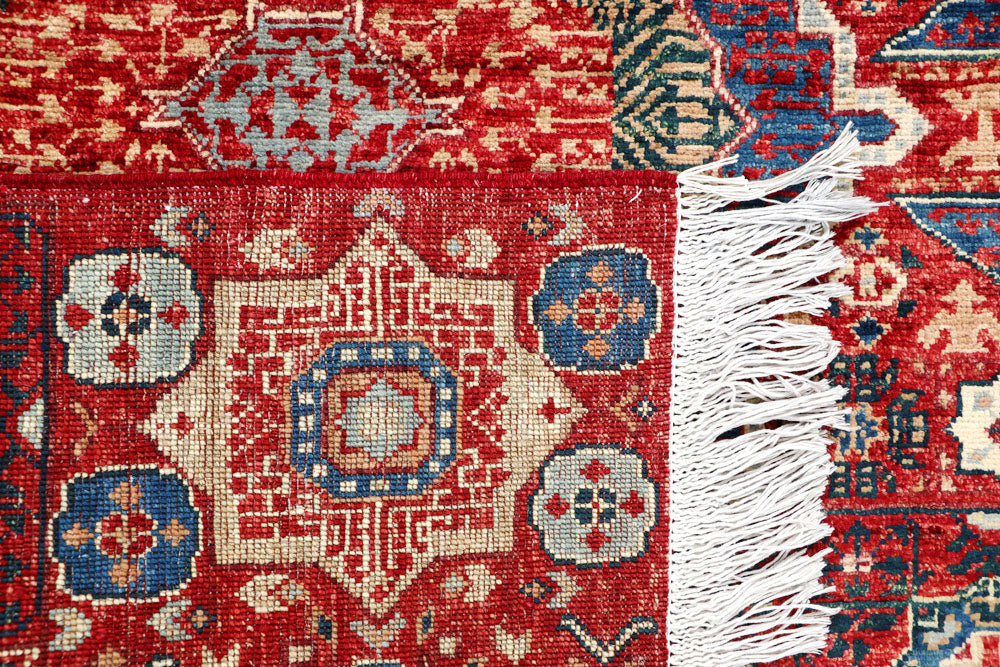 Firebrick Mamluk 3' 4 x 4' 10 - No. 65891 - ALRUG Rug Store