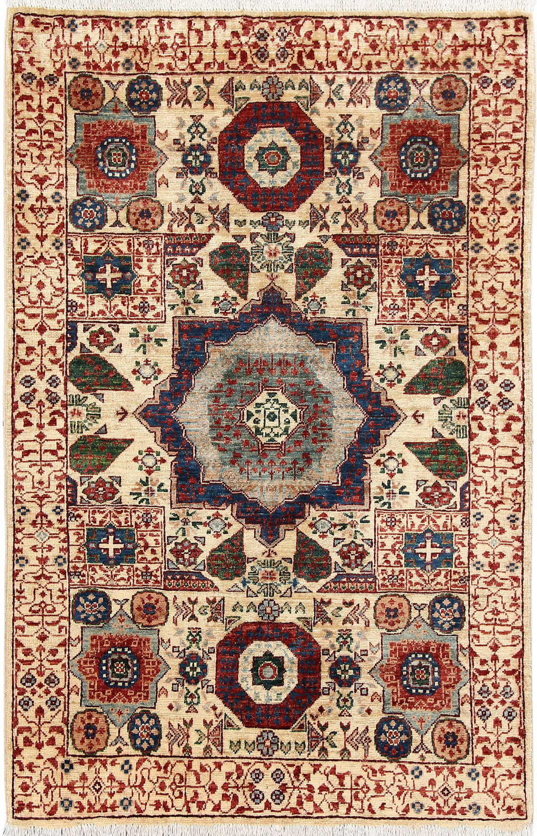 Cornsilk Mamluk 3' 2 x 4' 11 - No. 65892 - ALRUG Rug Store