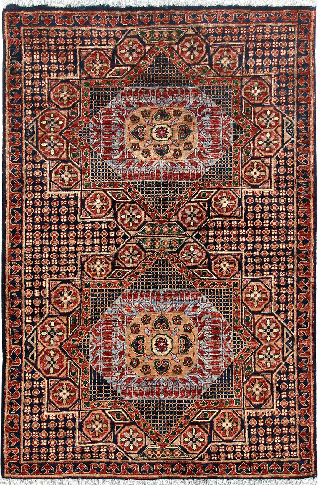 Multi Colored Mamluk 3' 3 x 4' 10 - No. 65893 - ALRUG Rug Store