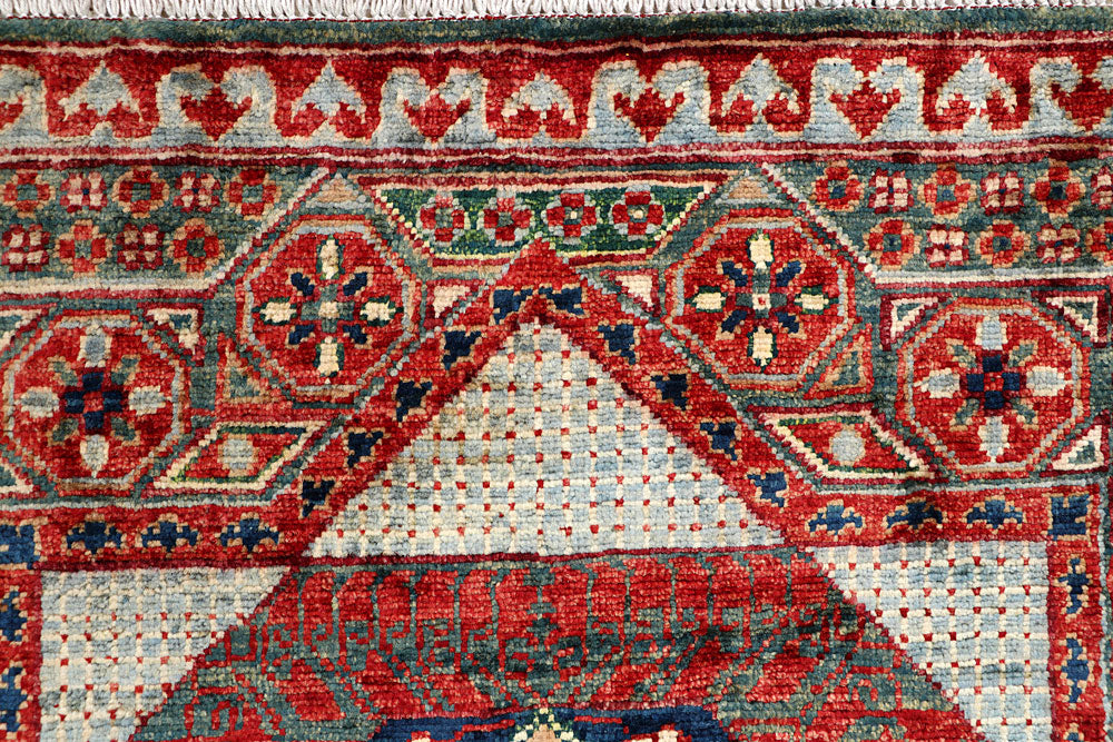 Multi Colored Mamluk 3' 1 x 5' 1 - No. 65894 - ALRUG Rug Store