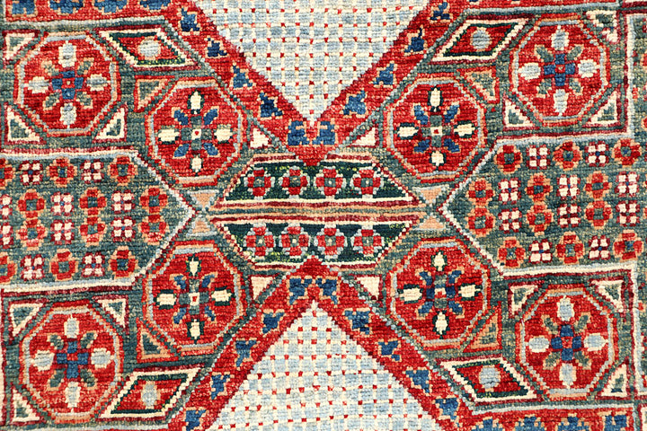 Multi Colored Mamluk 3' 1 x 5' 1 - No. 65894 - ALRUG Rug Store