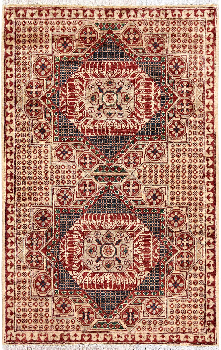 Multi Colored Mamluk 3' 3 x 4' 11 - No. 65895 - ALRUG Rug Store