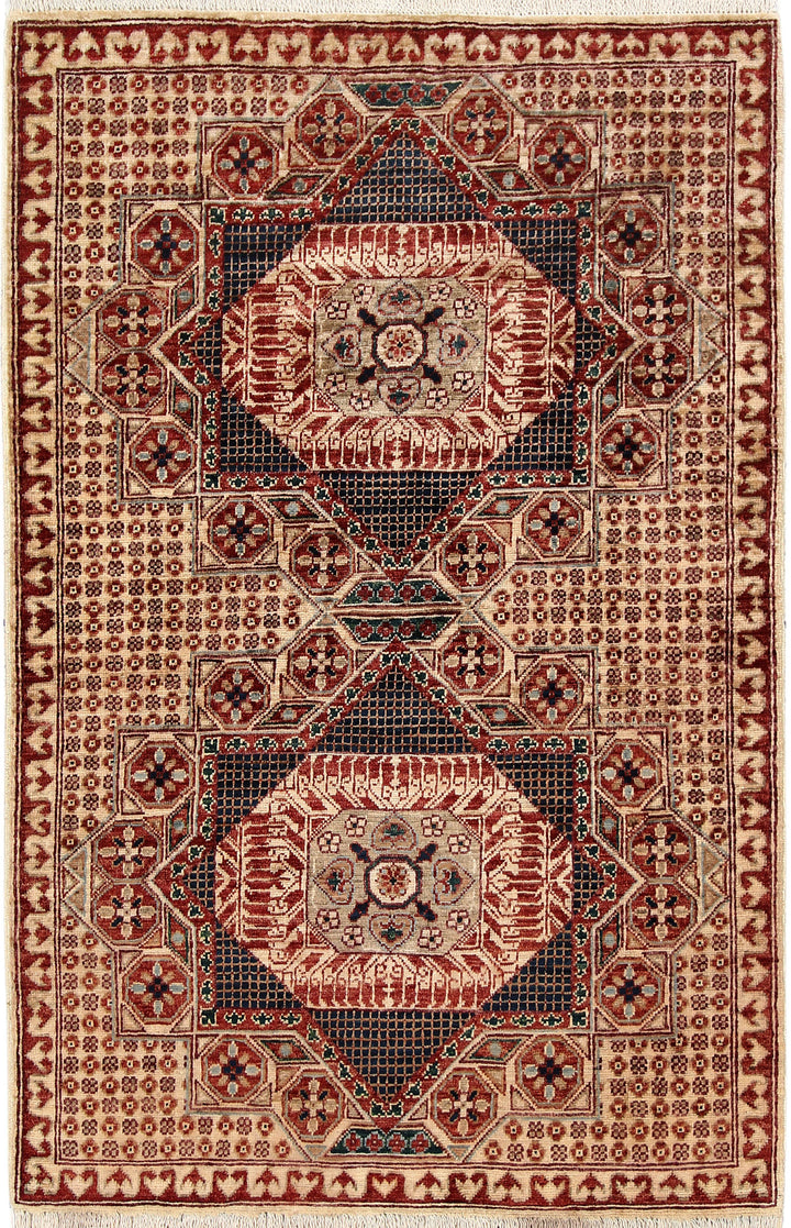 Multi Colored Mamluk 3' 3 x 5' - No. 65897 - ALRUG Rug Store