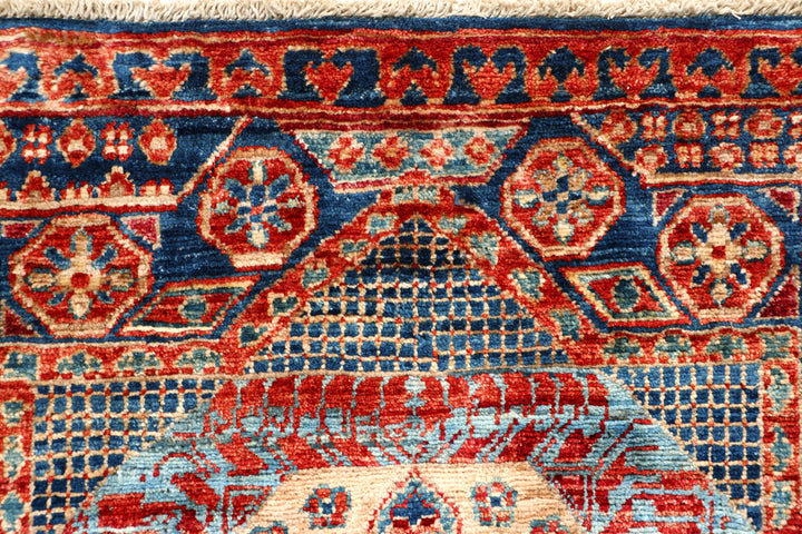 Multi Colored Mamluk 3' 2 x 4' 11 - No. 65898 - ALRUG Rug Store