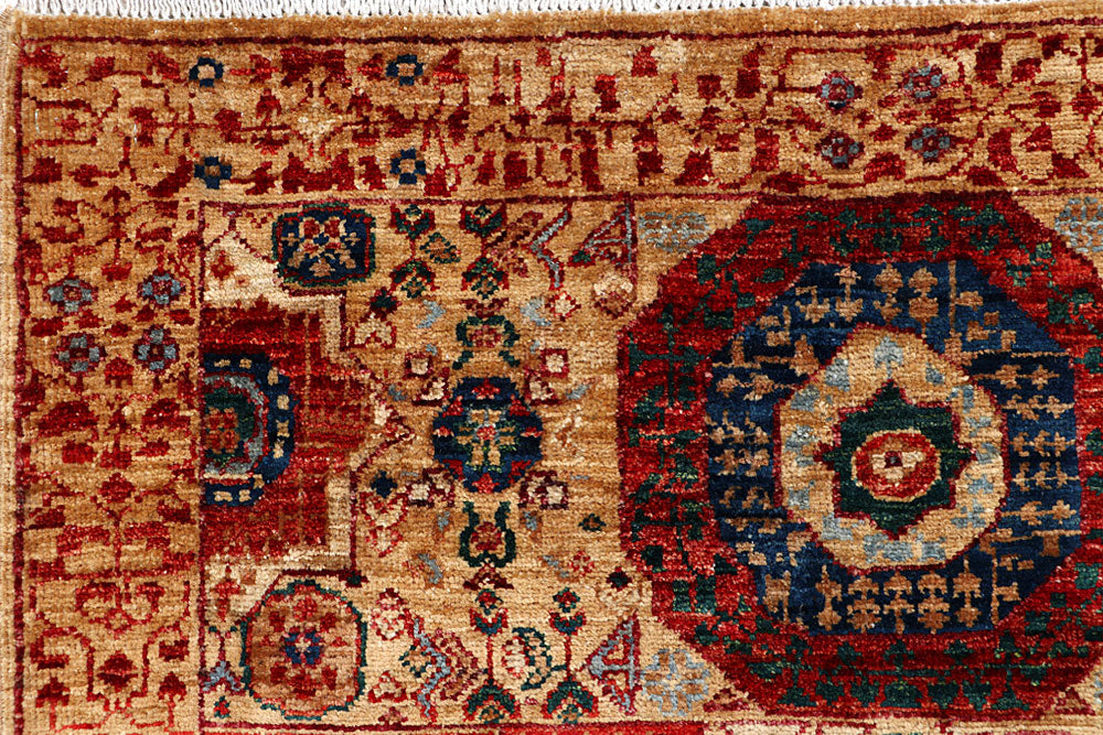 Tan Mamluk 3' 2 x 4' 11 - No. 65899 - ALRUG Rug Store
