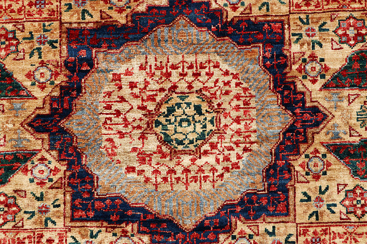 Tan Mamluk 3' 2 x 4' 11 - No. 65899 - ALRUG Rug Store