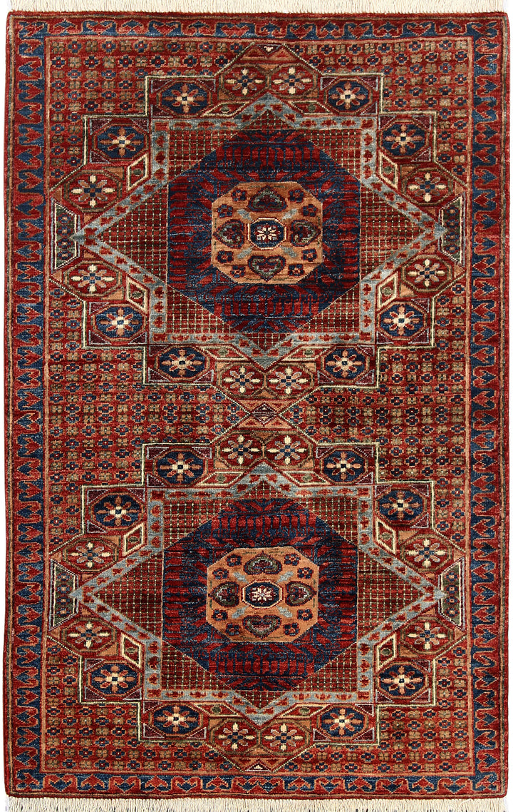 Multi Colored Mamluk 3' 2 x 5' 1 - No. 65902 - ALRUG Rug Store