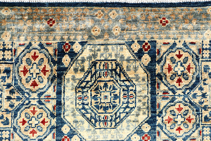 Midnight Blue Mamluk 3' 3 x 5' - No. 65904 - ALRUG Rug Store