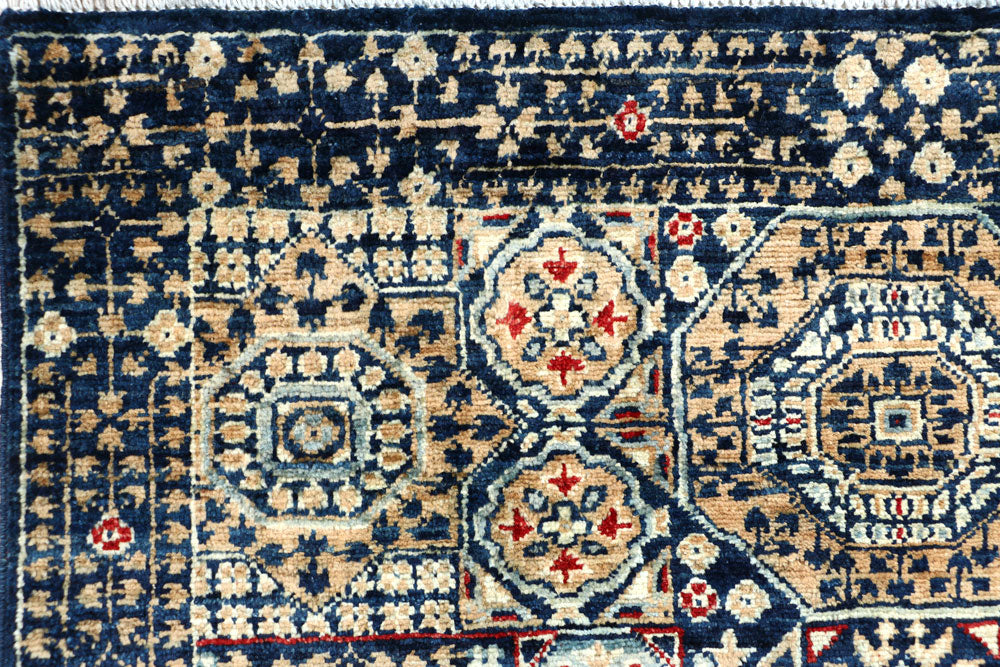 Midnight Blue Mamluk 3' 4 x 5' 1 - No. 65905 - ALRUG Rug Store