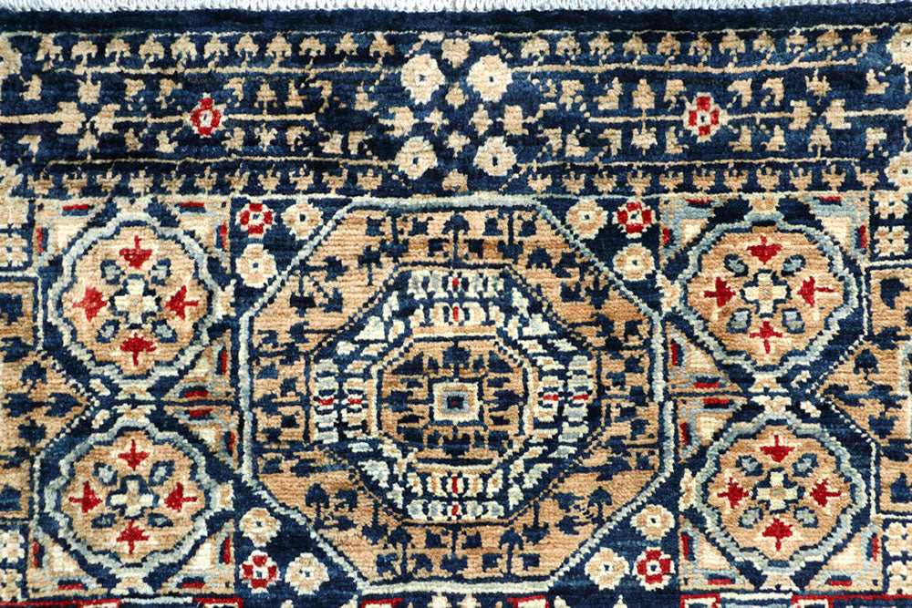 Midnight Blue Mamluk 3' 4 x 5' 1 - No. 65905 - ALRUG Rug Store