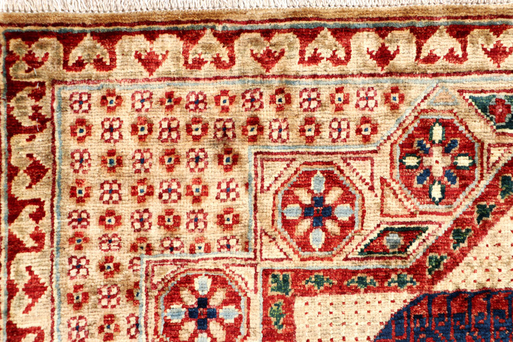 Multi Colored Mamluk 3' 3 x 5' - No. 65906 - ALRUG Rug Store
