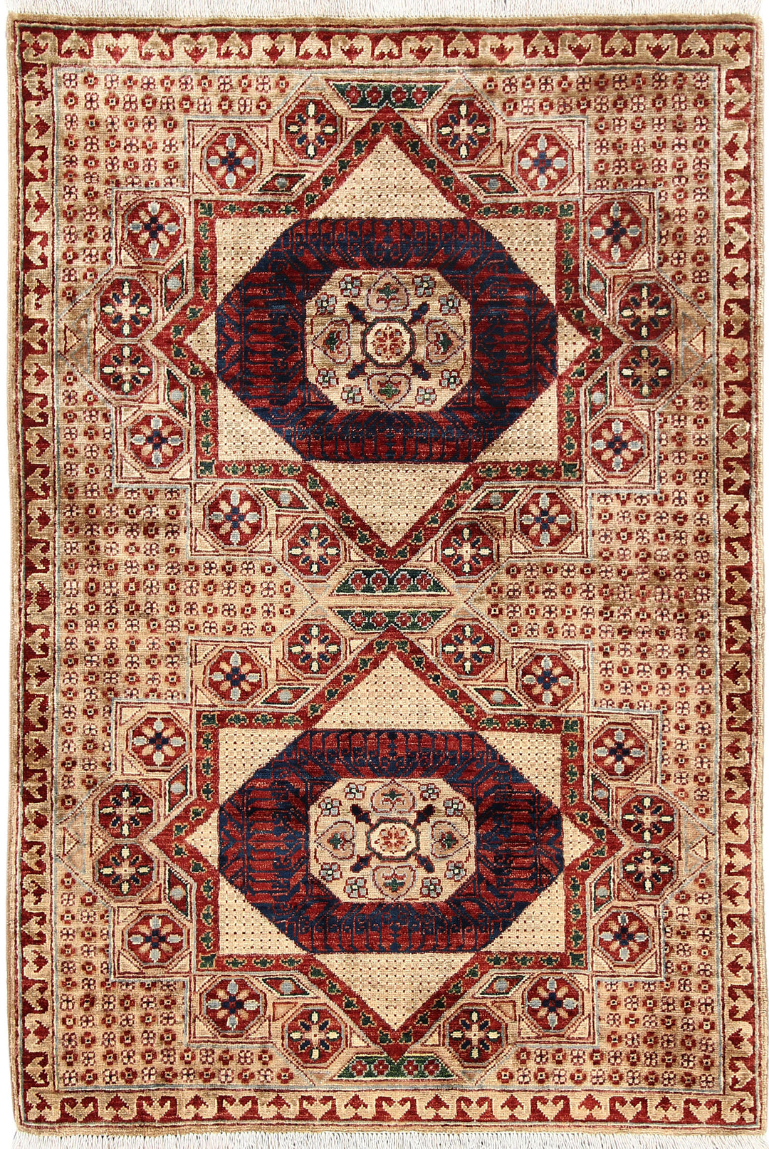 Multi Colored Mamluk 3' 3 x 5' - No. 65906 - ALRUG Rug Store