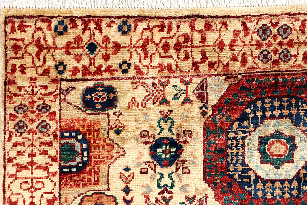 Tan Mamluk 3' 3 x 4' 8 - No. 65907 - ALRUG Rug Store