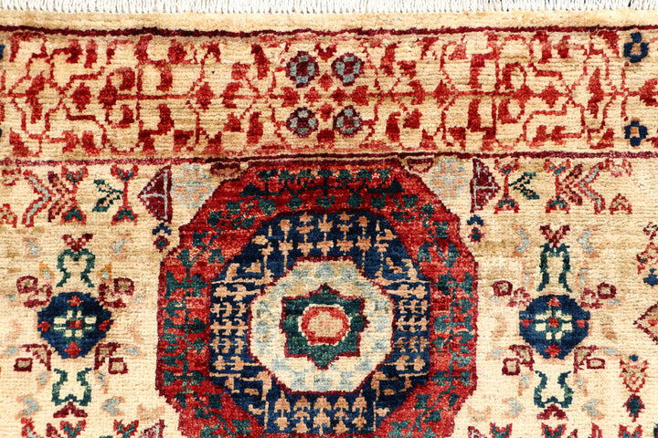 Tan Mamluk 3' 3 x 4' 8 - No. 65907 - ALRUG Rug Store