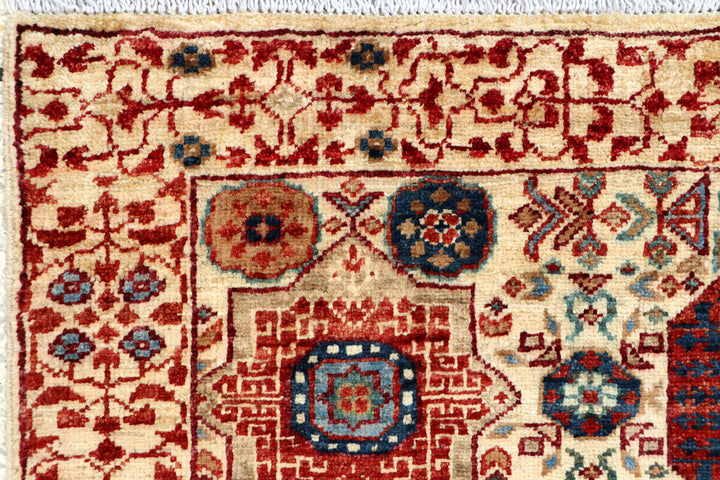 Cornsilk Mamluk 3' 3 x 4' 10 - No. 65908 - ALRUG Rug Store