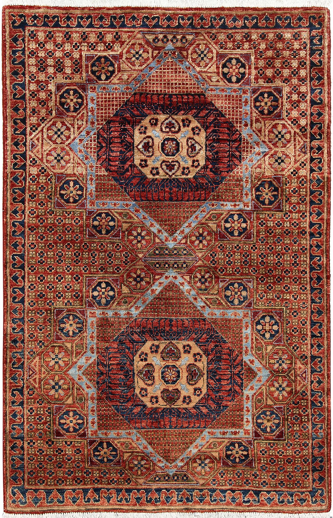 Multi Colored Mamluk 3' 3 x 5' 1 - No. 65909 - ALRUG Rug Store
