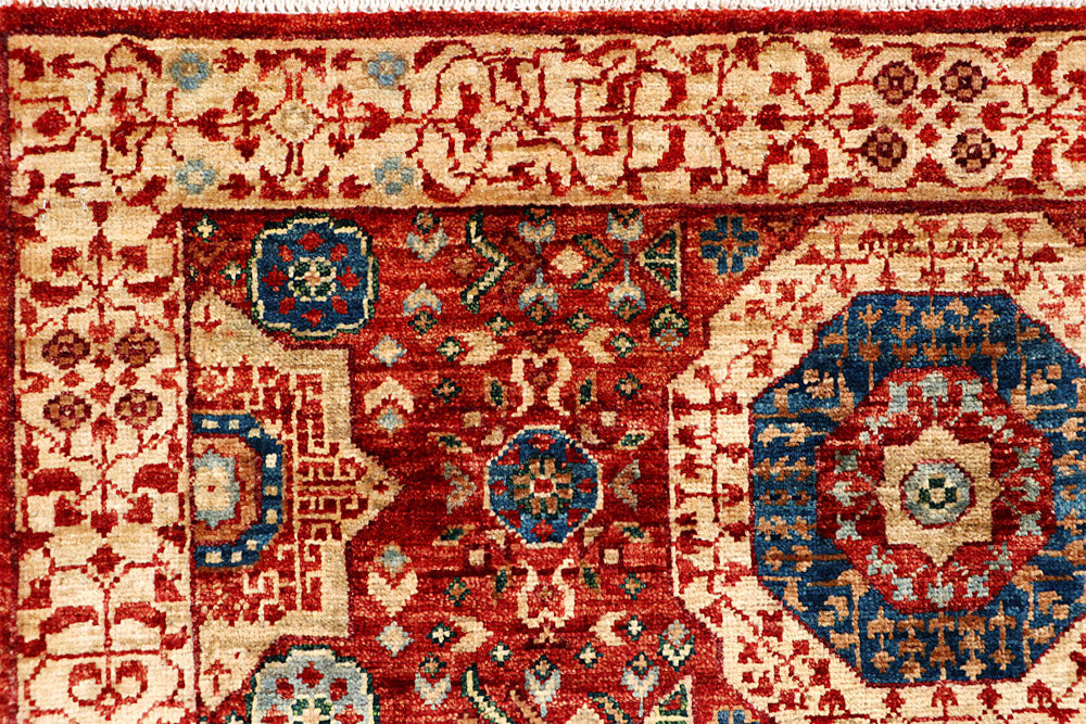 Firebrick Mamluk 3' 3 x 5' 1 - No. 65910 - ALRUG Rug Store