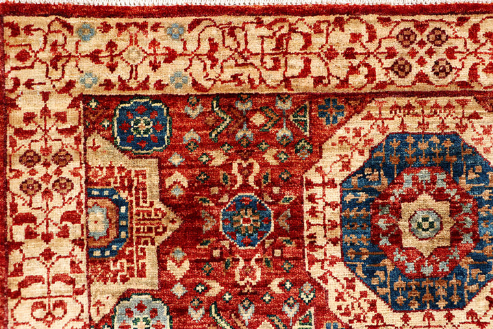 Firebrick Mamluk 3' 3 x 5' 1 - No. 65910 - ALRUG Rug Store