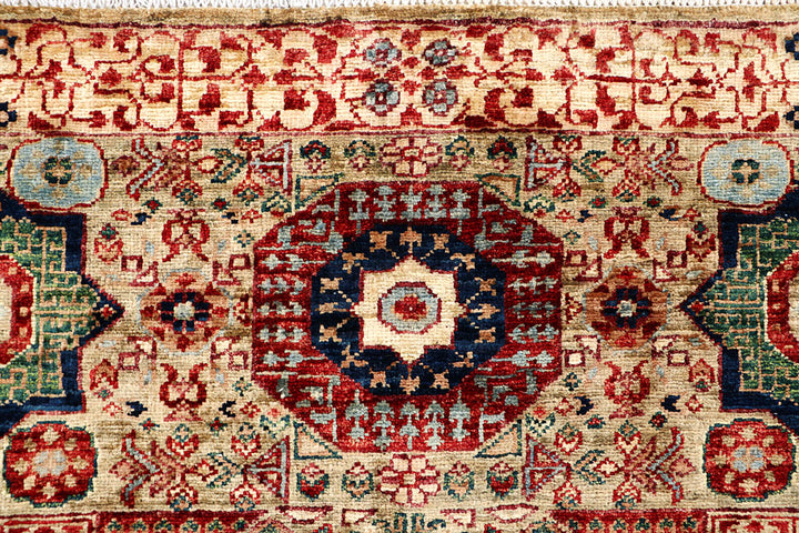 Tan Mamluk 3' 6 x 4' 11 - No. 65911 - ALRUG Rug Store