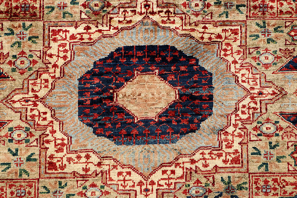 Tan Mamluk 3' 6 x 4' 11 - No. 65911 - ALRUG Rug Store