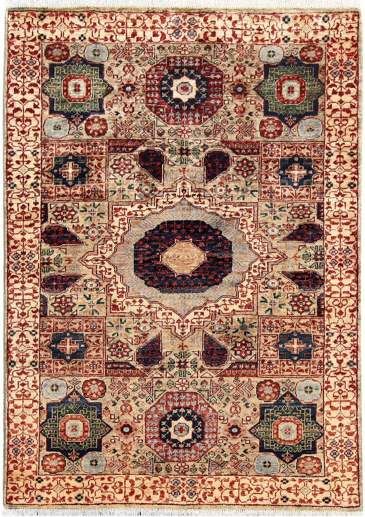 Tan Mamluk 3' 6 x 4' 11 - No. 65911 - ALRUG Rug Store