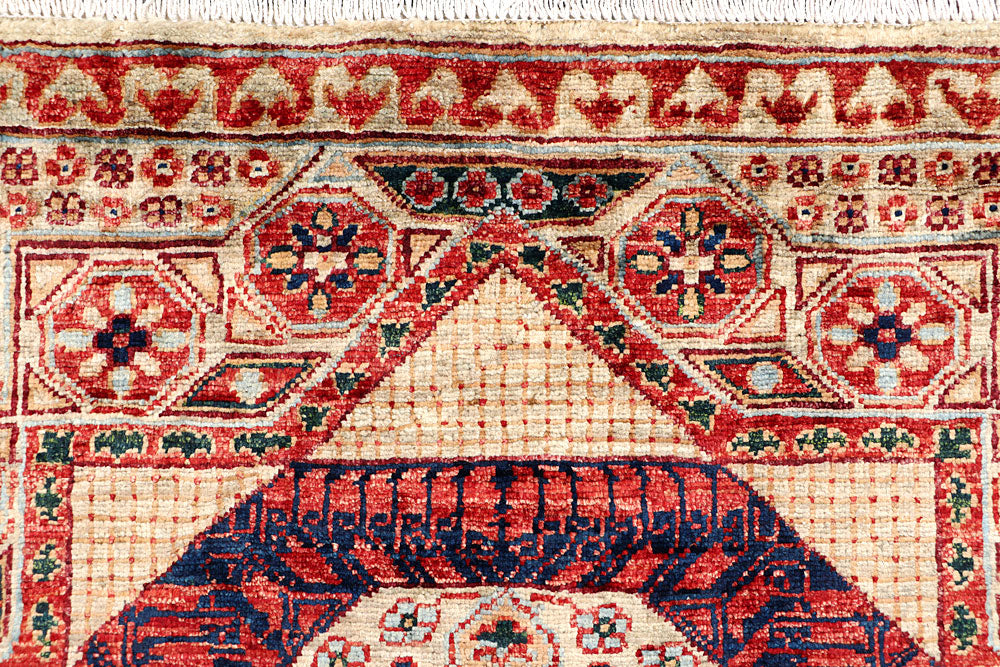 Tan Mamluk 3' 2 x 4' 7 - No. 65913 - ALRUG Rug Store