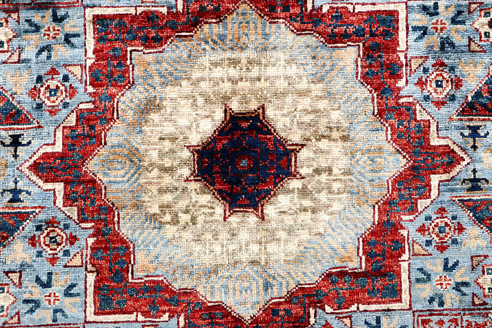 Light Blue Mamluk 3' 3 x 5' 1 - No. 65915 - ALRUG Rug Store