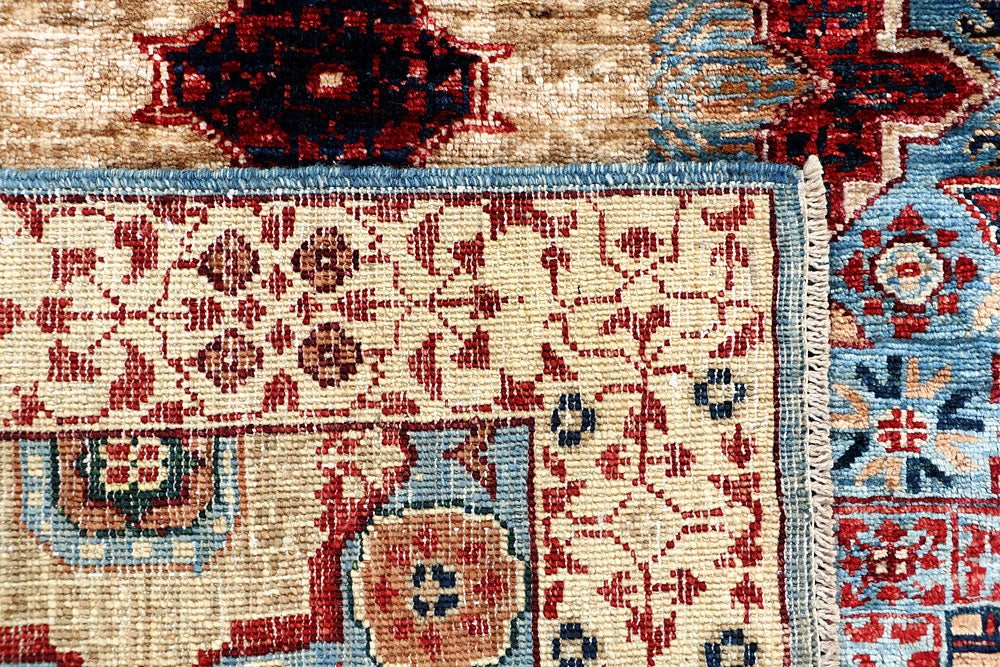 Sky Blue Mamluk 3' 3 x 4' 11 - No. 65916 - ALRUG Rug Store