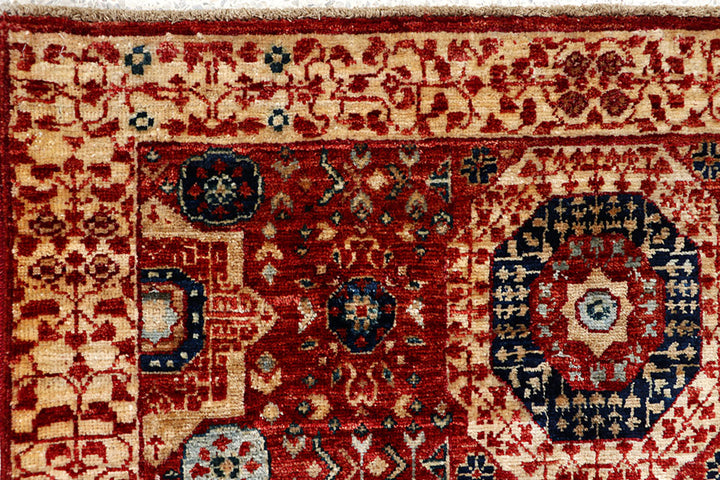 Firebrick Mamluk 3' 3 x 5' 2 - No. 65921 - ALRUG Rug Store