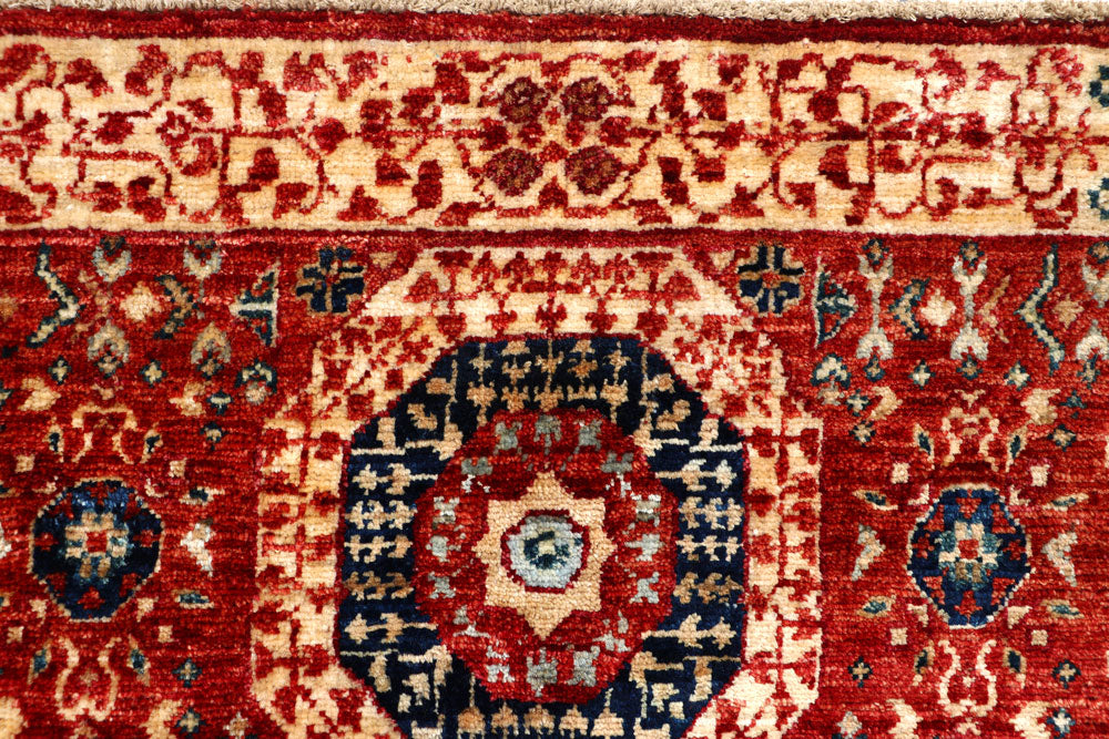 Firebrick Mamluk 3' 3 x 5' 2 - No. 65921 - ALRUG Rug Store