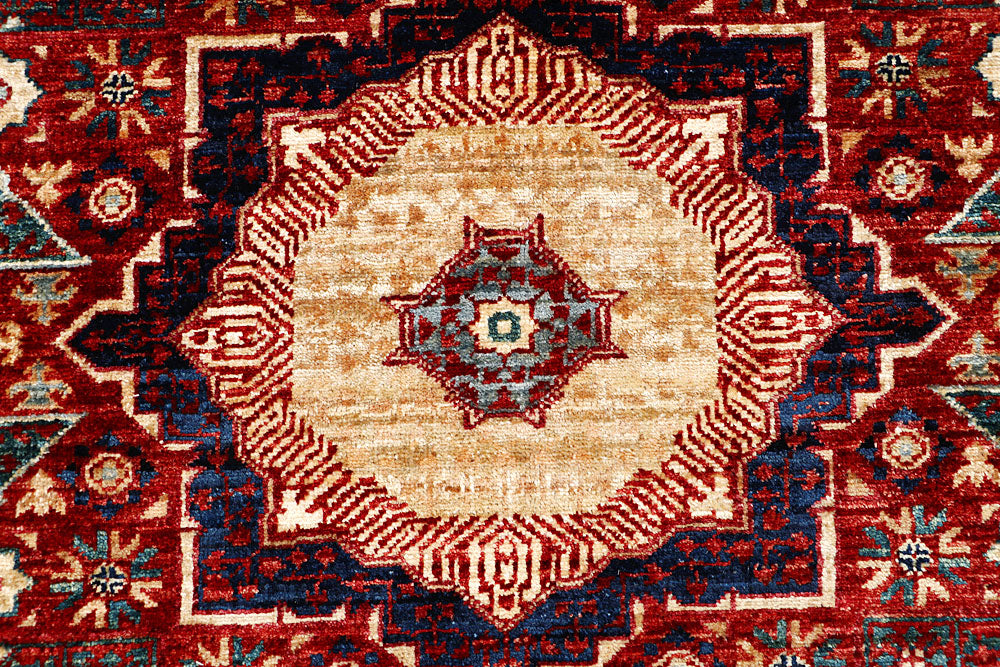 Firebrick Mamluk 3' 3 x 5' 1 - No. 65922 - ALRUG Rug Store