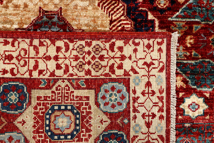 Firebrick Mamluk 3' 3 x 5' 1 - No. 65922 - ALRUG Rug Store