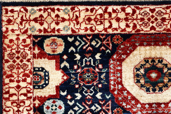 Midnight Blue Mamluk 3' 3 x 5' 2 - No. 65923 - ALRUG Rug Store