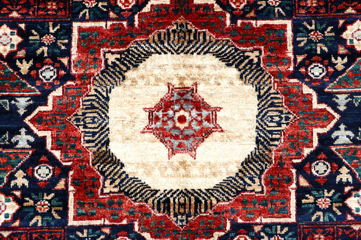 Midnight Blue Mamluk 3' 3 x 5' 2 - No. 65923 - ALRUG Rug Store